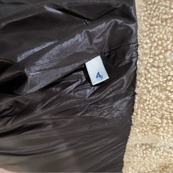 Moncler Moncler Gray wool and brown corduroy fur down. - Picture 16 of 16